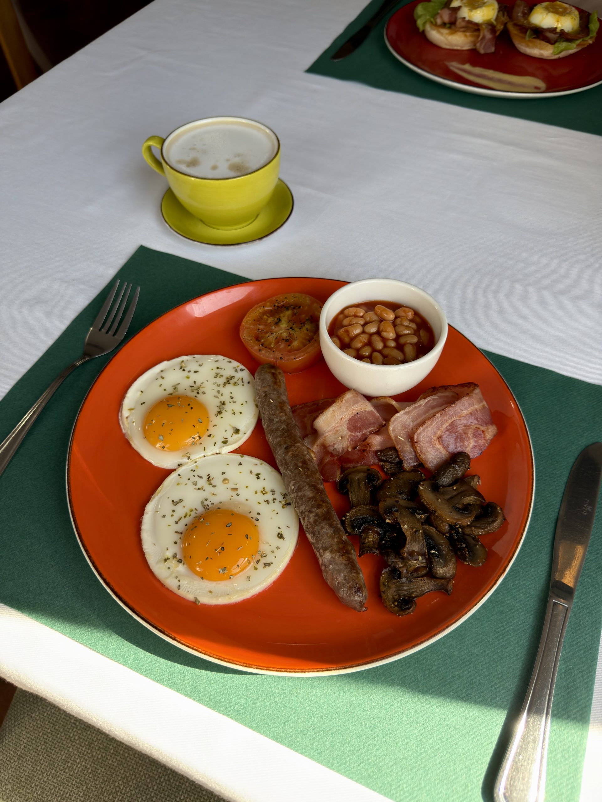 Cooked breakfast with sides at Dinner@langholm, Walvis Bay